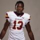 Justin Jefferson poses in pearl river uniform