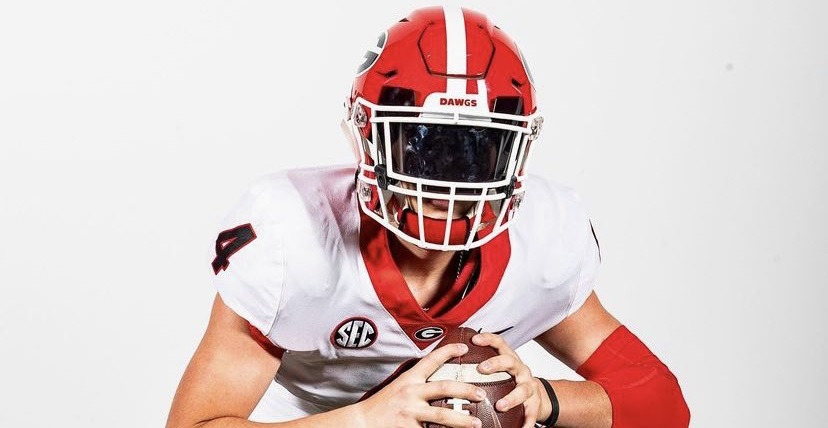 Peyton woodring in georgia uniform