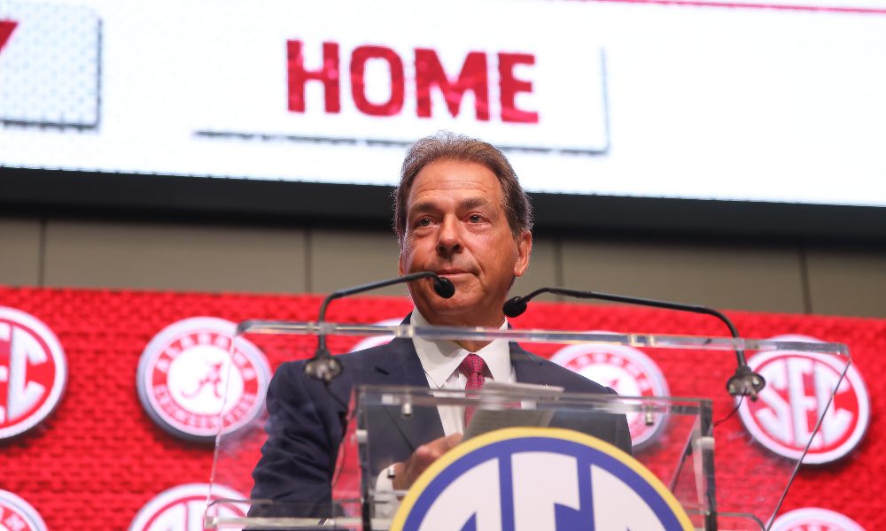 Nick Saban speaks at 2020 SEC Media Days