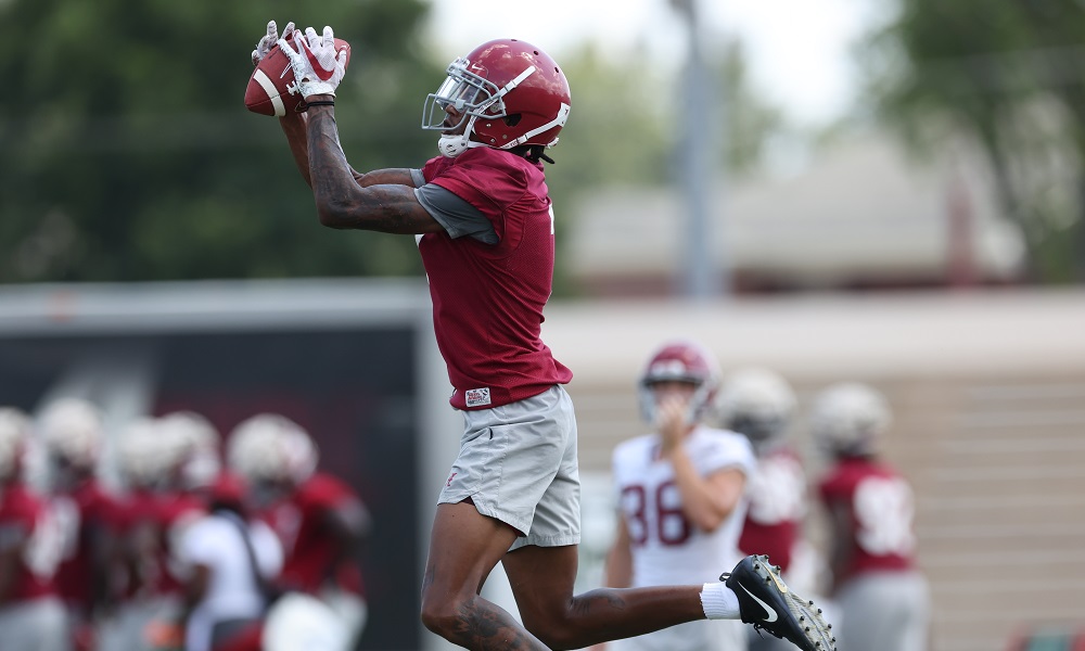 Alabama defensive back Eli Ricks (7) Photo by Kent Gidley