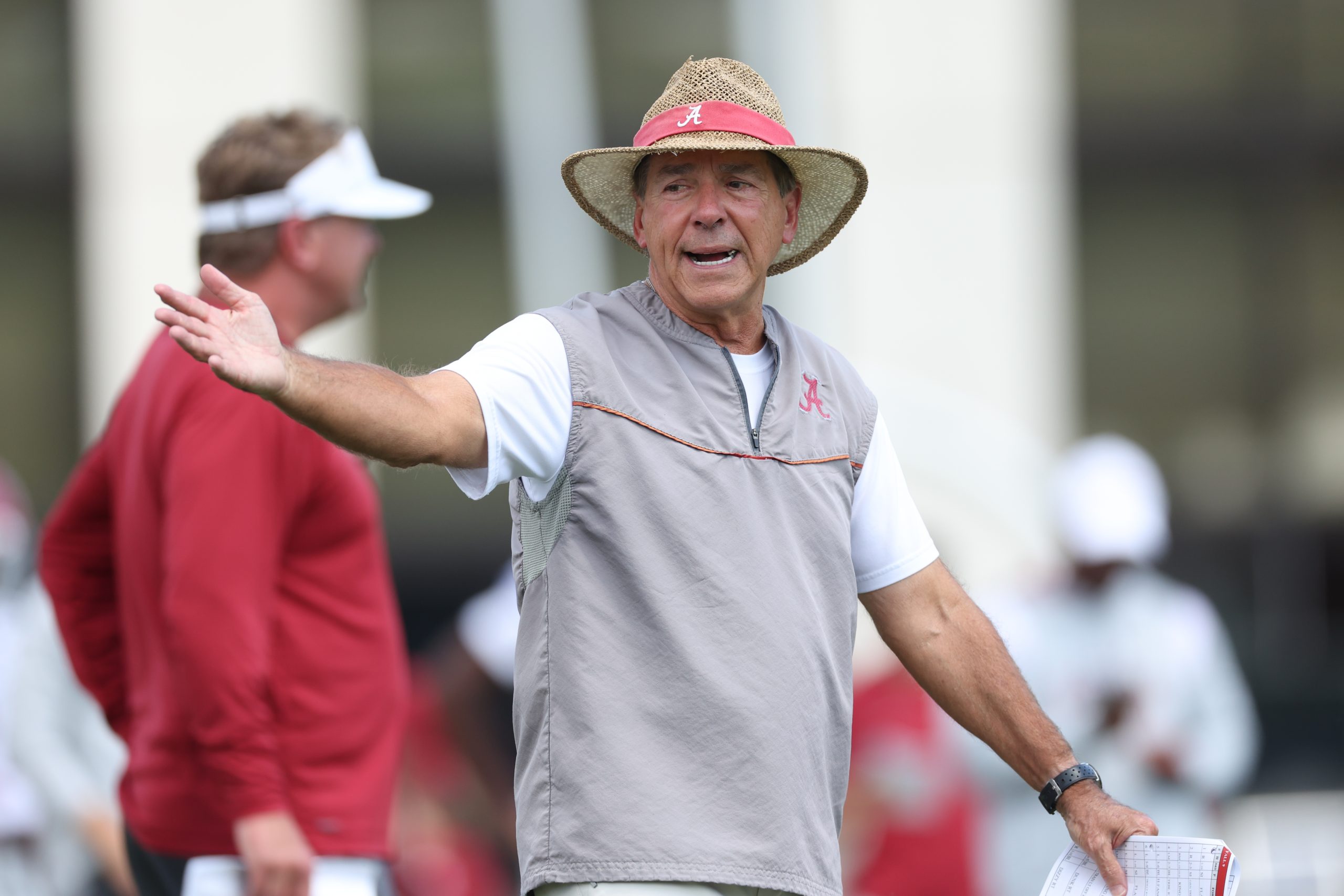 8/12/22 MFB Alabama Alabama Head Coach Nick Saban Photo by Kent Gidley