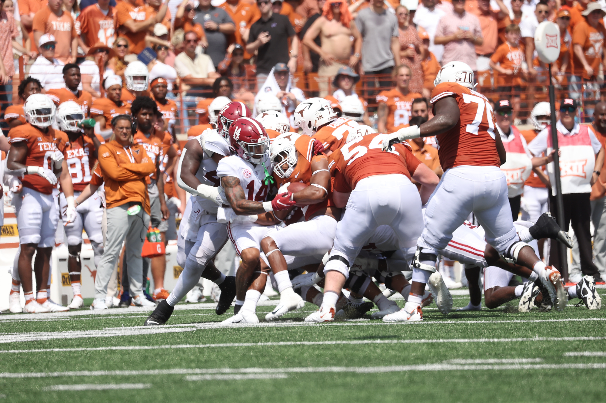 Texas vs. Alabama college football most streamed regular season Fox game