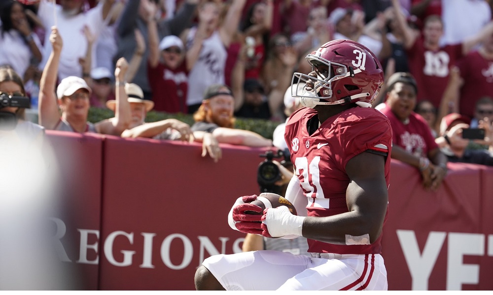 will anderson runs touchdown in for alabama against ulm