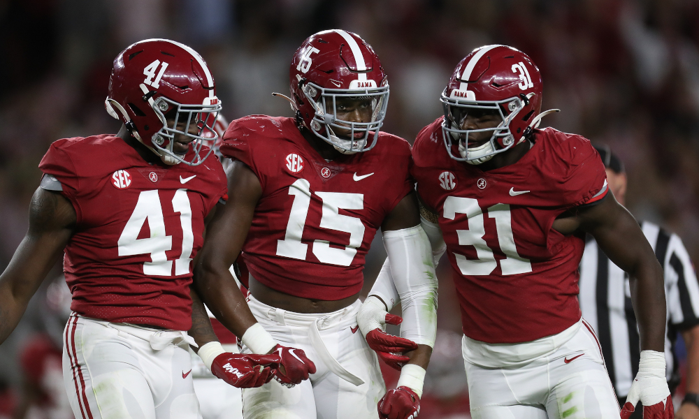 Alabama's "cheetah package" of Chris Braswell, Dallas Turner, and Will Anderson against Texas A&M