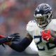 Derrick Henry (#22) rushes for a touchdown for Titans in 2022 matchup against Houston