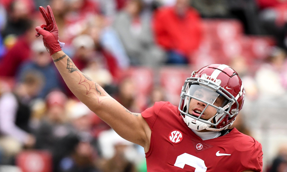 Jermaine Burton records first milestone performance as an Alabama