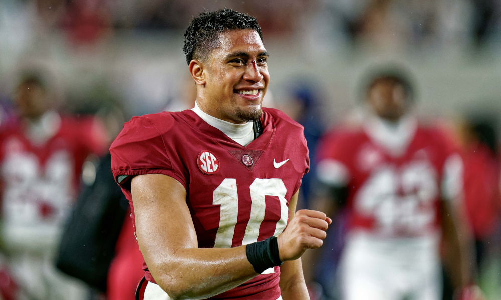 Alabama linebacker Henry To'oto'o during the second half of the Iron Bowl versus Auburn at Bryant-Denny Stadium for 2022