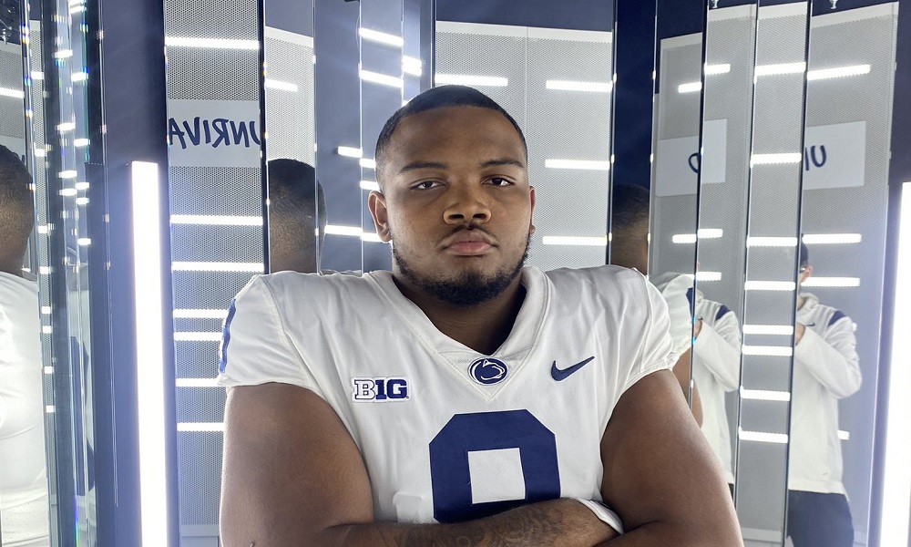 Trent Wilson during Penn State visit