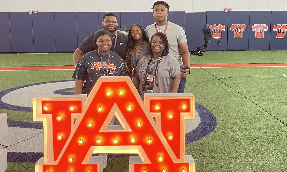 Malik Autry during Auburn visit