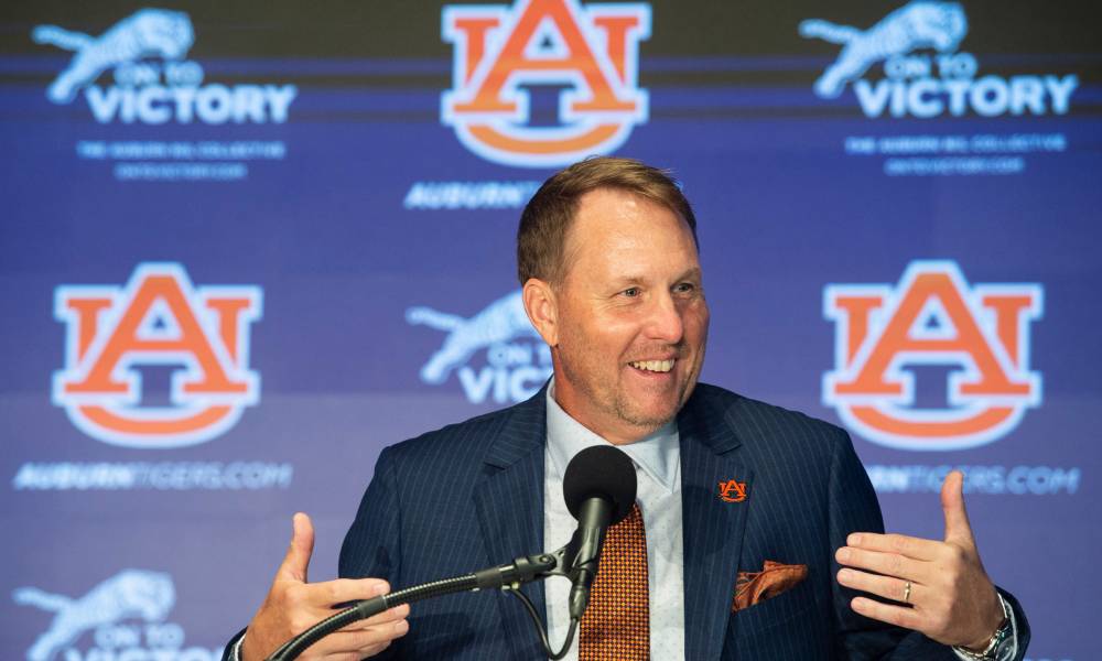 Hugh Freeze in his introductory press conference as Auburn's new head football coach.