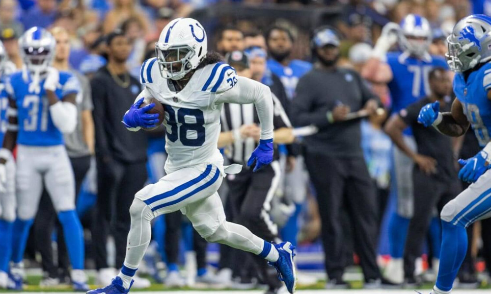 Indianapolis Colts DB Tony Brown during the 2022 season.