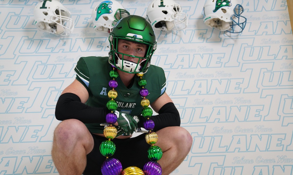 Best college football helmets 2022: Tulane's Green Wave wipes out