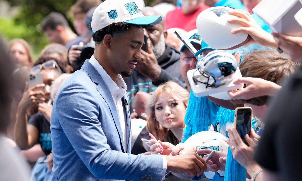 Every Bryce Young highlight at Carolina Panthers fan fest