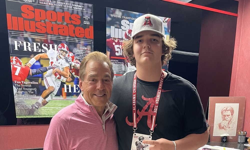 Bear McWhorter and Nick Saban