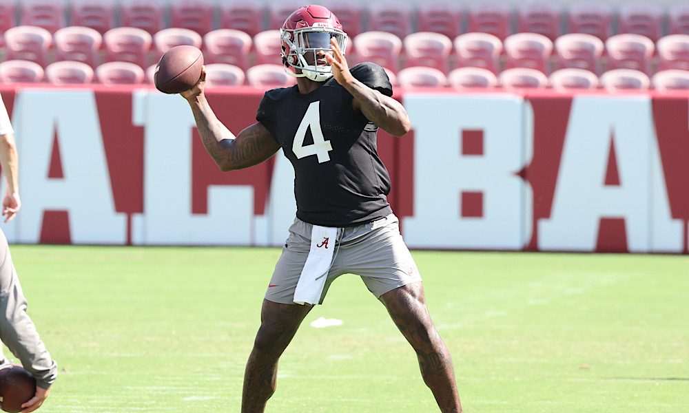 Alabama 3rd-String QB Ty Simpson Likes Tweets To Bench Jalen Milroe