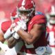 Alabama running back Jase McClellan carries the ball against Ole Miss
