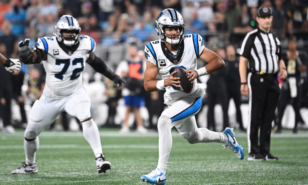 Reich: Panthers QB Bryce Young on track to play Sunday vs Vikings