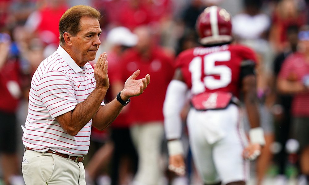 Joe Namath reacts to Alabama's national championship win vs. Ohio State