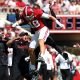 Alabama DB Bray Hubbard (#18) celebrates after making a huge play in 2025 versus Wisconsin.