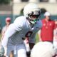 Alabama transfer Desmond Umeozulu (No. 9) has been a great surprise in spring for the Tide.