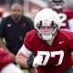 Alabama OL Jackson Lloyd (#77) seeing early benefits from Adrian Klemm hire as offensive line coach.