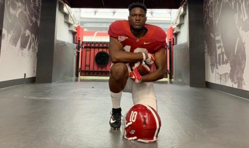 Monkell Goodwine poses for pictured during visit to Alabama